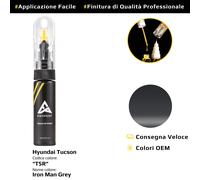 Vernice di ritocco per Hyundai Tucson Cod: T5R Iron Man Grey