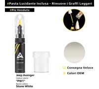 Vernice di ritocco per Jeep Avenger Codice: PW1 Stone White