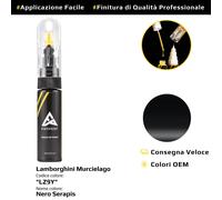 Vernice di ritocco per Lamborghini Murcielago Cod: LZ9Y Nero Serapis