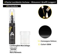 Vernice di ritocco per Lamborghini Murcielago Codice: 9009M Nero Nemesis