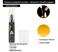 Vernice di ritocco per Maserati Quattroporte Codice: 231246 Giallo Ginestra