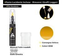 Vernice di ritocco per Maserati Tutti i modelli Codice: 231235 Giallo Ginestra