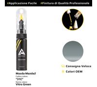Vernice di ritocco per Mazda Mazda2 Cod: 31C Vitro Green