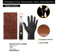 Vernice di ritocco per Mazda Tutti i modelli Kit T2 Sicily Brown