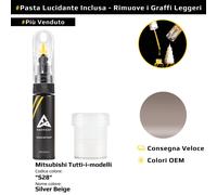 Vernice di ritocco per Mitsubishi Tutti i modelli Codice: S28 Silver Beige