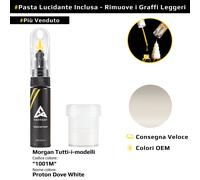 Vernice di ritocco per Morgan Tutti i modelli Codice: 1001M Proton Dove White