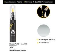 Vernice di ritocco per Nissan Tutti i modelli Cod: 49A White/Blanco Polaris