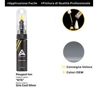 Vernice di ritocco per Peugeot Ion Cod: KTS Gris Cool Silver