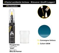 Vernice di ritocco per Peugeot Ion Codice: KAZ Bleu De Karner