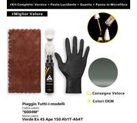 Vernice di ritocco per Piaggio Tutti i modelli Kit 6004M Verde Ex 45 Ape 150 Ab1