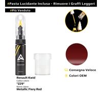Vernice di ritocco per Renault Kwid Codice: Z29 Metallic Fiery Red