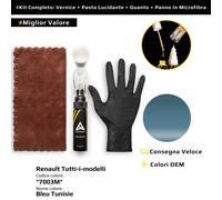 Vernice di ritocco per Renault Tutti i modelli Kit 7003M Bleu Tunisie