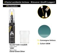 Vernice di ritocco per Suzuki Tutti i modelli Codice: ZP8 Clover Green Silver
