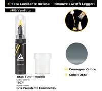 Vernice di ritocco per Titan Tutti i modelli Codice: 907 Gris Presidente Camione