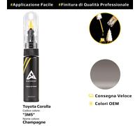 Vernice di ritocco per Toyota Corolla Cod: 3M5 Champagne