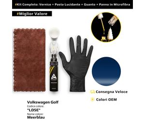 Vernice di ritocco per Volkswagen Golf Kit LD5E Meerblau