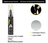 Vernice di ritocco per Yamaha Tutti i modelli Cod: 0390 Blueish White Cocktail