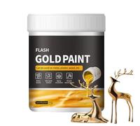 Vernice Dorata Liquida - Vernice Per Doratura, 300 G, Per Metallo, Legno, Intonaco | Vernice Per Foglie D'oro Resistente, Facile Applicazione, Ideale Per Il Lavoro Manuale E Decorazioni Artistiche, Re