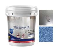 Vernice Epossidica per Pavimenti,Smalto per Pavimenti con Sabbia Colorata | Trattamento Resistente Alle Macchie Ad Asciugatura Rapida Per Calcestruzzo Cantine Esterni Garage