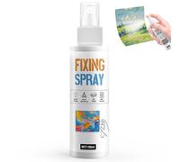 Vernice Fissativa, Fissativo Universale, Fissativo per Pastello, Acquerello, Pittura a Guazzo, Carboncino, Disegni a Matita, Incolore, Asciugatura Rapida 100 ML