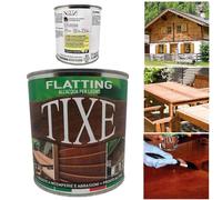 Vernice Flatting Trasparente Lucido o Opaco per Legno all'acqua Esterni Top Tixe