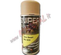 VERNICE FOSCO SPRAY PER ARMI DESERT SABBIA 150ML UNIVERSALE METALLI PLASTICHE