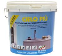 VERNICE IDROPITTURA TRASPIRANTE SEMILAVABILE 'CIELO PIÃ™' LT.14 BIANCO OPACO