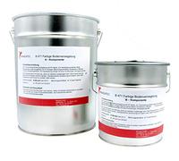 Vernice in resina epossidica 2K, 10 kg, per 50 m², rivestimento per pavimento in cemento, per garage, colore RAL 9001 bianco crema (etichetta in lingua italiana non garantita)