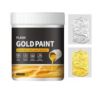 Vernice Liquida In Lamina D'oro | 300 G Vernice Foglia Oro | Vernice Liquido | Vernice Ad Asciugatura Rapida | Vernice Liquido, Pittura Su Gesso Per Metalli E Legno, Metalli, Gesso, Legno