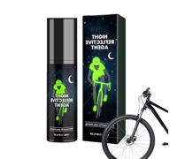 Vernice luminosa | 100 ml luminosi per la notte in bici cavalcando abiti spray a lunga durata, biciclette, skateboard, tela, legno, tessuto che può far brillare la tua bici, i caschi o i vestiti al bu