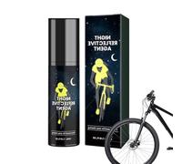 Vernice luminosa: spray riflettente, rivestimento radiante, finitura resistente ad asciugatura rapida | Vernice al neon brillante per vestiti, biciclette, skateboard, tessuto di legno, arte di Segurid