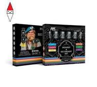 VERNICE MODELLISMO AK INTERACTIVE PRIMARY AND SECONDARY SET (6 TUBES 20ML)