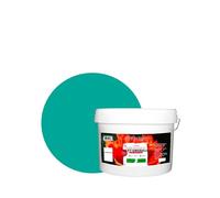 Vernice naturale ecologica per interni esterni effetto satinato Natura - 10 L / 130 m² [Classe energetica A+] verde smeraldo
