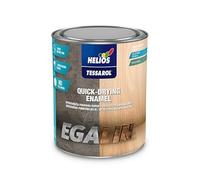 Vernice nero opaco per legno | Smalto nitro antiruggine rapida essiccazione per ferro | Uso interno ed esterno | 1 Kg - 750 ml | Grande resistenza | Adatto pennello, rullo o spray.
