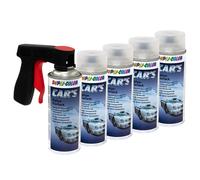 Vernice Opaco 5 x 400 ML Chiaro Spray Dupli Color 720352 Con Manico Pistola