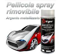 Vernice Pellicola Removibile Spray D-Gear Argento metallizzato 400 ml Auto Moto