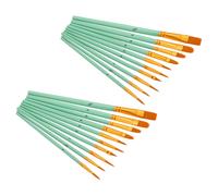 Vernice Pennelli,60pz Acrilico Pennello Pittura Set, Verde