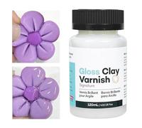 Vernice per argilla ad asciugatura all'aria, Vernice per ceramiche di argilla asciutta, Vernice lucida per PolymerClay e Air Dry Clay, Air Dry Clay Glaze Clay Gloss, Stone Modeling Clay Polish, per