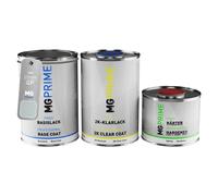 Vernice per auto Barattolo per Lincoln GP 2CPEWHA Iced Blue Silver Metallic 2,5L