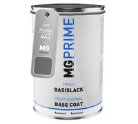 Vernice per auto Barattolo pronto all’uso per Nissan 463 Dark Grey Metallic 1,0L