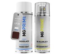 Vernice per auto Bombolette spray 2K per Skoda LF3X X7 Rosso Brunello Metallic