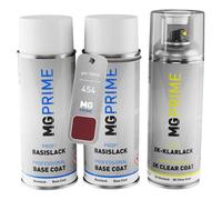 Vernice per auto Bombolette spray 2K per Volvo 454 Ruby Red Pearl Rubinrot Mica