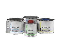 Vernice per auto Kit barattolo per Fiat 384 A Verde Plutone Metallic 1,75L