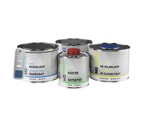 Vernice per auto Kit barattolo per Land Rover 1DG Portofino Blue Metallic 1,75L