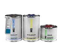 Vernice per auto Kit barattolo per Porsche 7810 Alaska Metallic 2,5L