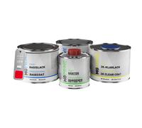Vernice per auto Kit barattolo per Skoda L818 H9 Rallyrot Rouge Rallye 1,75L