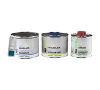 Vernice per auto Kit barattolo per Ssangyong BAA Heroic Blue Metallic 1,25L