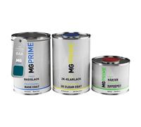 Vernice per auto Kit barattolo per Ssangyong BAA Heroic Blue Metallic 2,5L