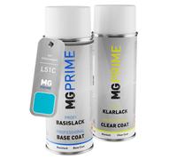Vernice per auto Kit bomboletta spray per Volkswagen VW L51C 51C K2 Miamiblau