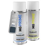 MG PRIME Vernice per auto Kit di bombolette a spruzzo per Mini A93 Horizon Blue Metallic Bomboletta spray da 400ml di vernice di base vernice trasparente